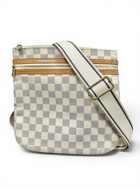 Louis Vuitton Damier Azur Pochette Bosphore Crossbody Bag